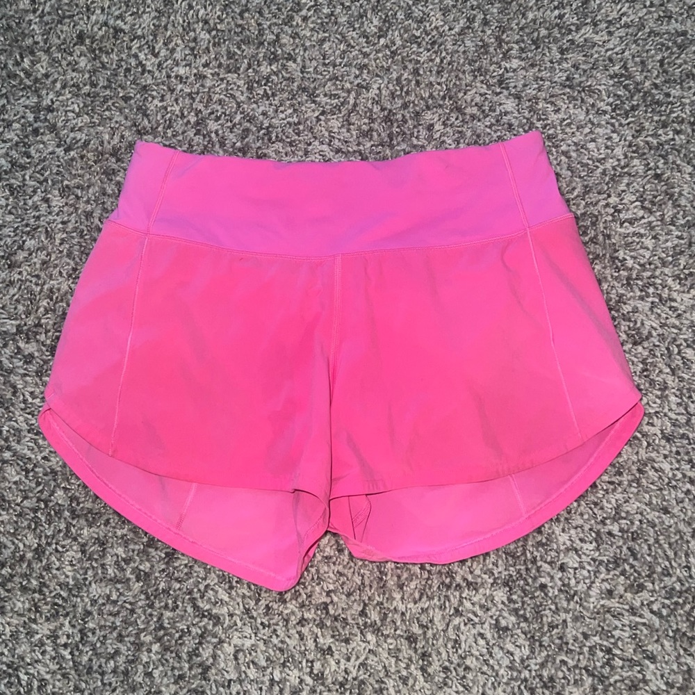 Lululemon Dark Prism Pink Speed Up Shorts